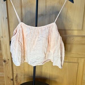 Zara Light Peach Camisole Top